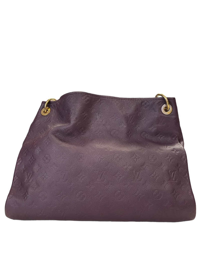 Louis Vuitton Purple Monogram Empreinte Leather Artsy Shoulder Bag 6