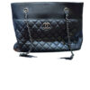 Chanel Authentic Urban Companion Tote Bag Black Caviar Leather Silver Hardware 15