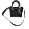 Christian Dior SMALL LADY DIOR MY ABCDIOR BAG Black Cannage Lambskin 1