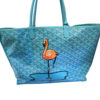 Goyard Anjou Tote PM Blue Flamingo Limited Edition Reversible 1