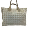 Chanel Authentic Vintage Beige Nylon Cc Travel Line Tote Shoulder Bag May 9, 2024