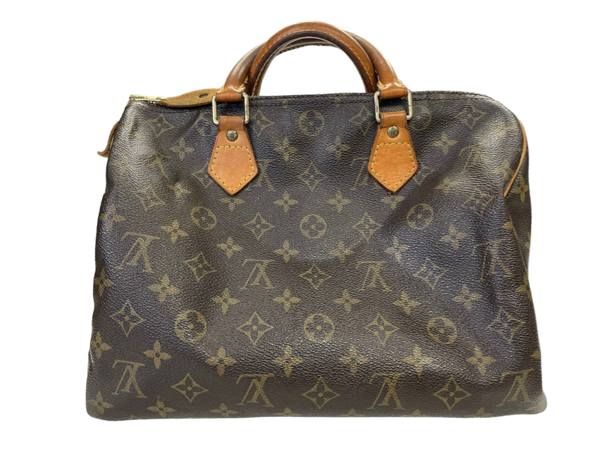 Louis Vuitton Monogram Speedy 30 - Brown Handle Bags, Handbags
