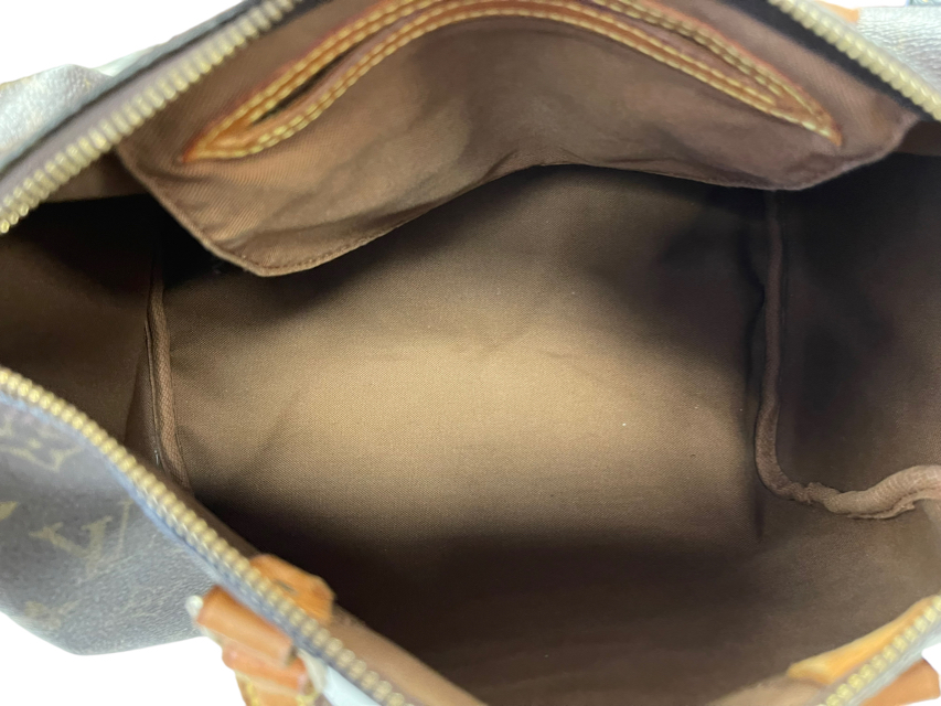 Used Brown Louis Vuitton Monogram Speedy 35cm Top Handle Bag