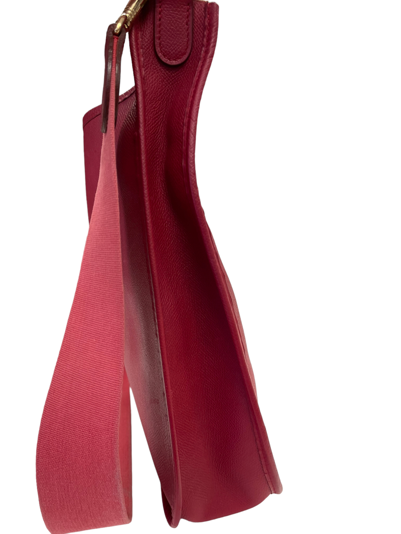Hermès Evelyne shoulder bag 33 in togo red-101161 Leather ref