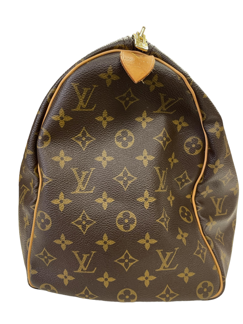 Used Brown Louis Vuitton Monogram Keepall 45cm Duffle Model Number