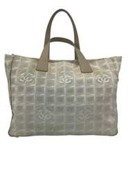 Used Black Chanel Authentic Perforated CC Black Patent Leather Tote Bag  Silver Hardware Houston,TX