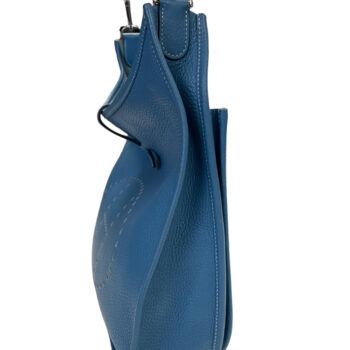 Hermes - Evelyne III 29 Messenger Bag-Blue Jean Leather, H Logo