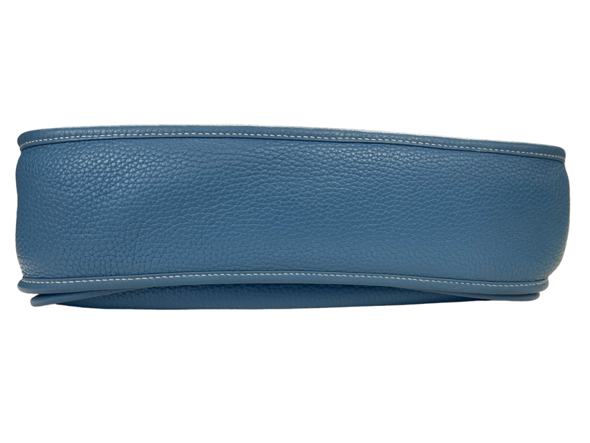 Hermès HERMES BAG EVELYNE III 33 Dark blue Leather ref.166358 - Joli Closet