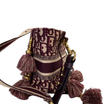 Dior Small D-Bubble Bucket Bag In Burgundy Oblique May 1, 2024