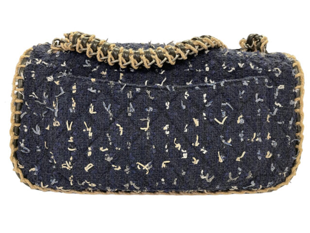 Chanel Authentic Blue Tweed St Tropez Flap Bag 2011 Cruise Collection November 5, 2024