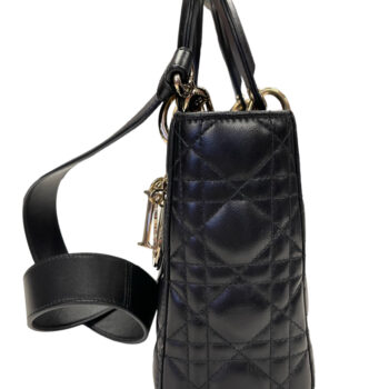 Christian Dior SMALL LADY DIOR MY ABCDIOR BAG Black Cannage Lambskin 9