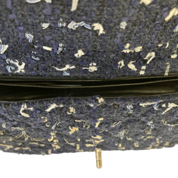 Used Multicolor Chanel Gabrielle Drawstring Handbag Blue Leather Multicolor  Tweed Houston,TX