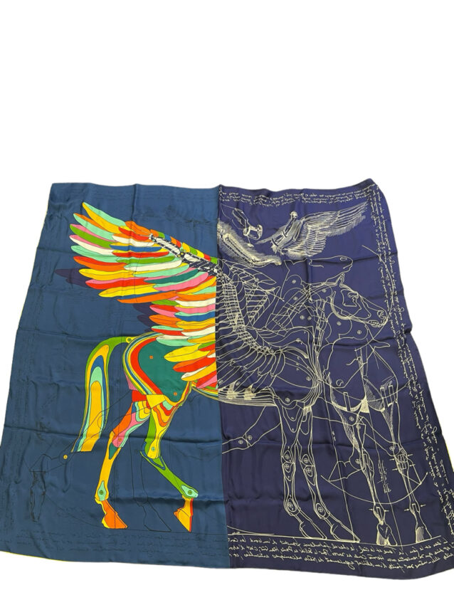Hermès Mousseline Zebra Pegasus Silk Shawl April 30, 2024