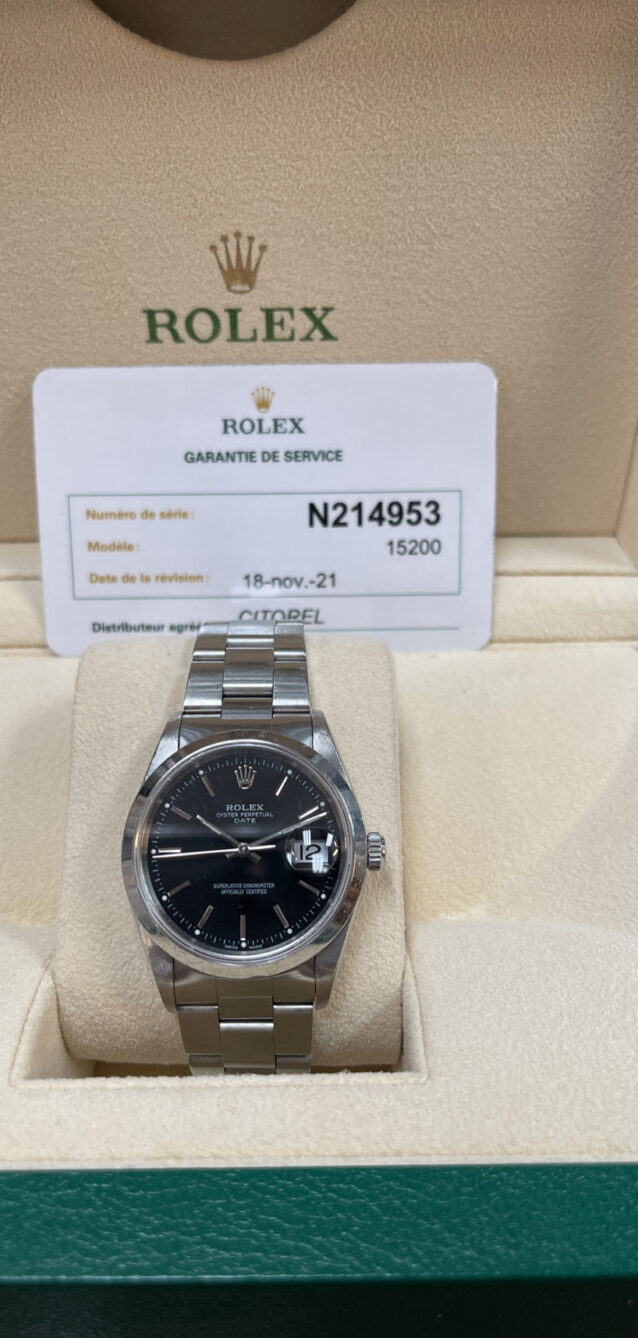 Rolex Date S/S 34Mm 15200 Pap May 21, 2024
