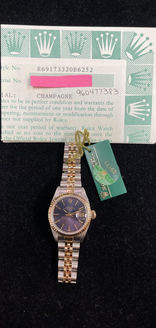 Rolex Date Ss/Yellow Gold 26Mm 69173 May 21, 2024