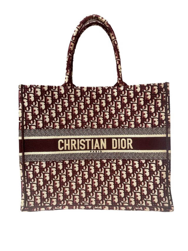 Dior Burgundy Oblique Book Tote November 23, 2024