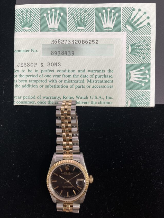 Rolex Datejust Ss/Yellow Gold 68273 November 5, 2024