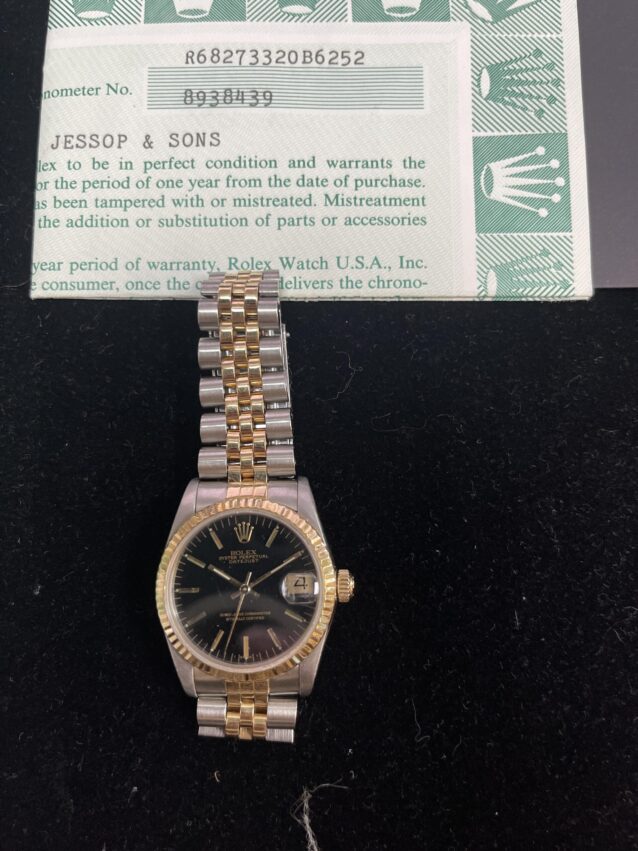 Rolex Datejust Ss/Yellow Gold 68273 November 5, 2024