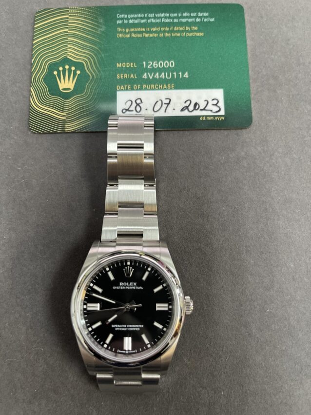 Rolex Op Stainless Steel 126000 November 6, 2024