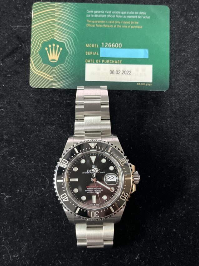 Rolex Seadweller Stainless Steel 12660 November 5, 2024