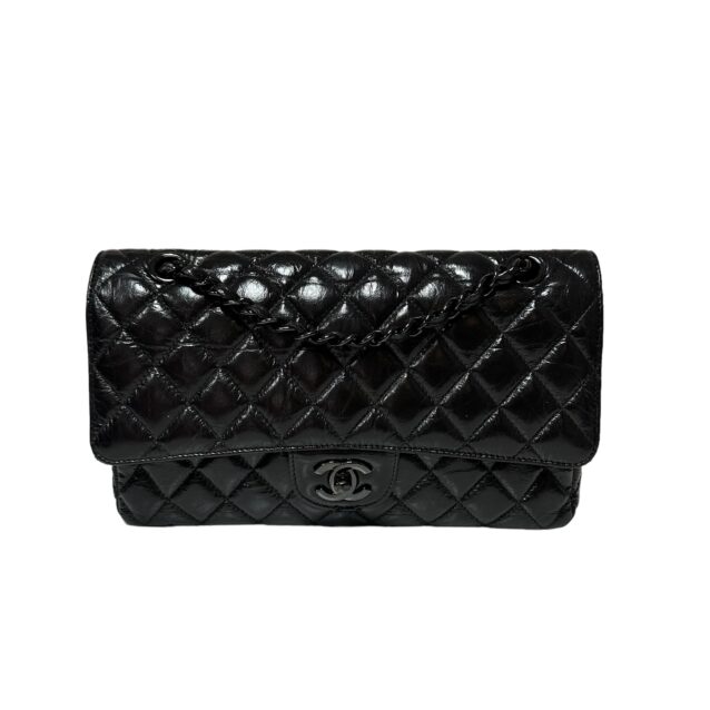 Chanel So Black Medium Double Flap Bag In Crumpled Calfskin November 23, 2024