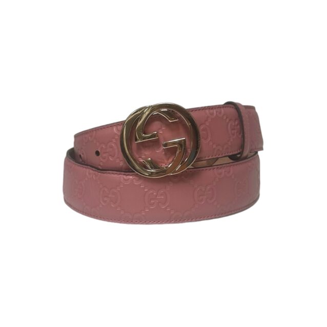 Gucci Pink G Logo Interlocking Leather Belt November 5, 2024