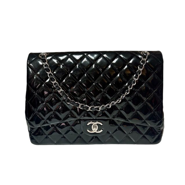 Chanel Black Patent Maxi Double Flap Bag November 16, 2024