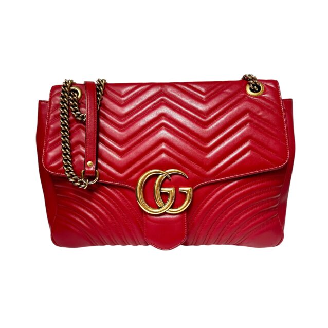 Gucci Red Large Marmont Matelasse Shoulder Bag November 5, 2024