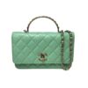 Chanel Green Pearl Top Handle Wallet On Chain November 23, 2024